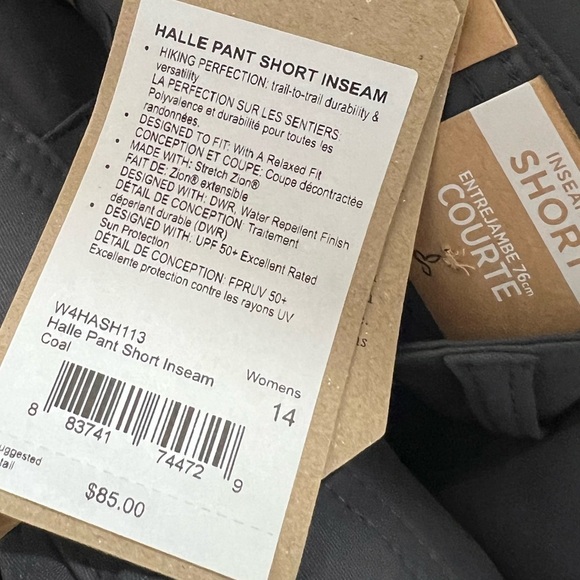 Prana Halle Pant Short Inseam in Coal size 14 - Picture 7 of 10